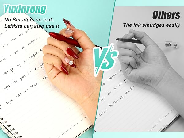 retractable pens fine point pens 0.5mm pens black ink pens smooth writing pens