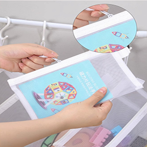 mesh zipper pouch bags