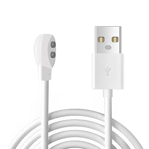 6mm Magnetic USB DC Charger Cable, 2.7ft Replacement Oval Base Charging Cord