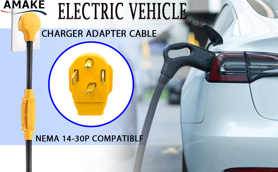 14-30P to 6-20/15R or 5-20/15R EV Dryer Adapter Cord