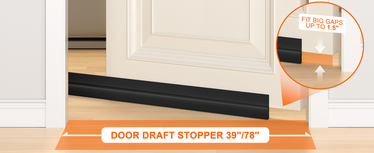 door draft stopper