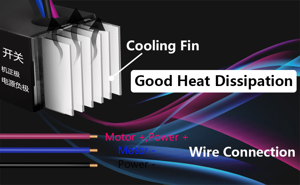 NOTE: The governor is suitable for 12 and 24V DC power.