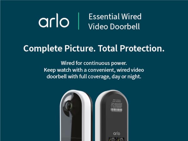 Arlo Essential Wired Video Doorbell