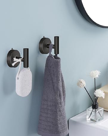 black towel hooks