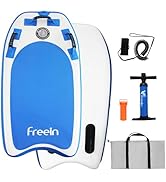 Freein Body Board Inflatable, Surfboards BodyBoards for Beach River, Foldable Design for Easy Sto...