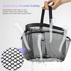 Quick Dry Shower Caddy Bag