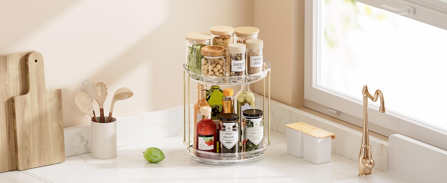Kitchen Countertop Organizer Spice Racks