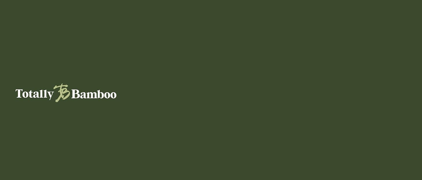 totally bamboo logo on dark green background