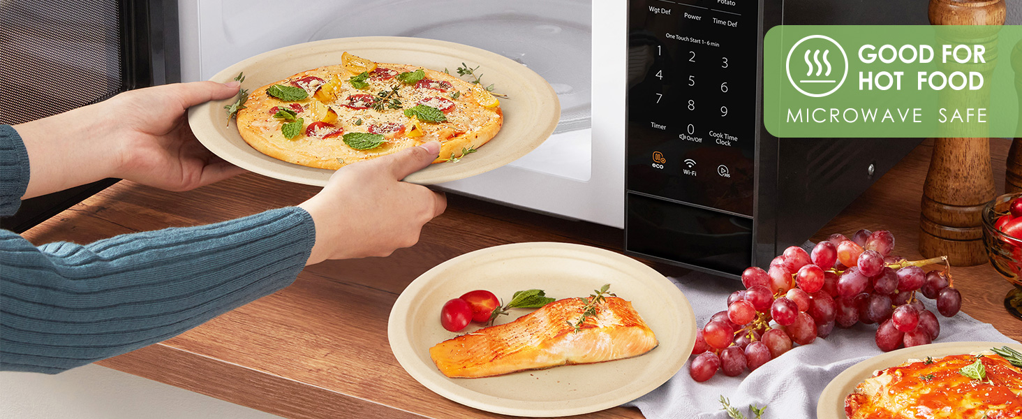 paper plates microwave safe