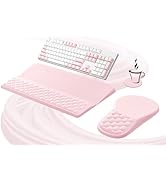 Ospelelf Ergonomic Mouse Pad and Keyboard Stand Wrist Rest Set, Memory Foam Comfort, Pain Relief ...