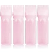 BLAAROOM Root Comb Applicator Bottle 6 Ounce, 4 Pack Hair Oil Applicator Bottle, Hair Dye Bottle ...
