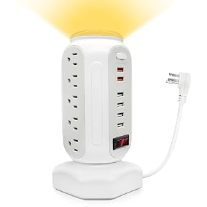 power tower with nightlight