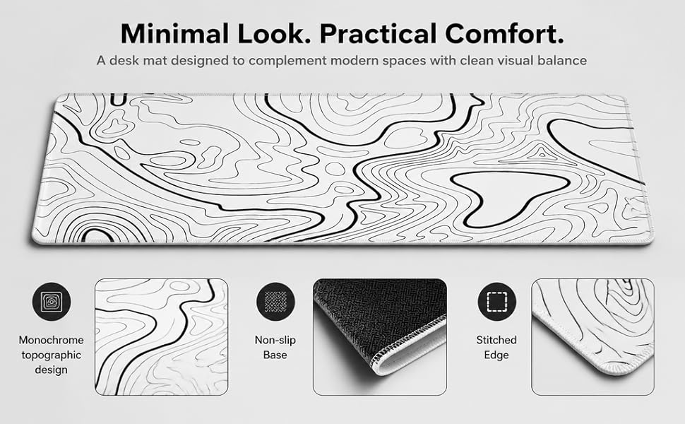 White Topographic
