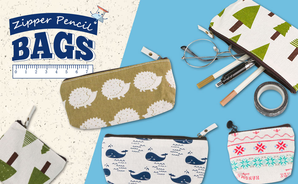 Zipper Pencil Bags