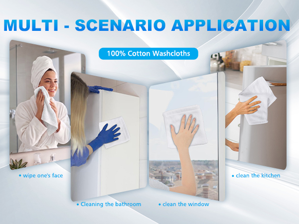 100% Cotton Wash Cloth