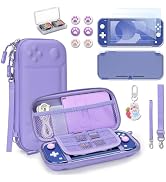 Younik Switch Lite Case, Portable Switch Lite Carrying Case, 14 in 1 Accessories Kit with Carryin...