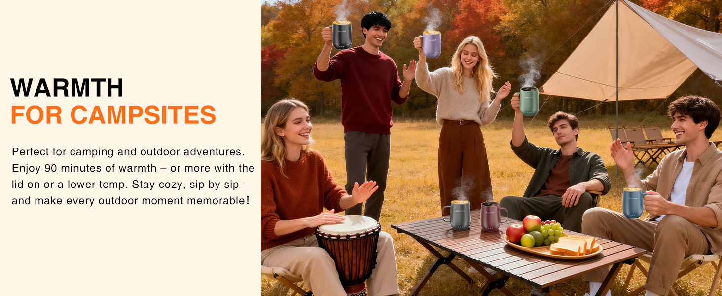 WARMTH FOR CAMPSITES
