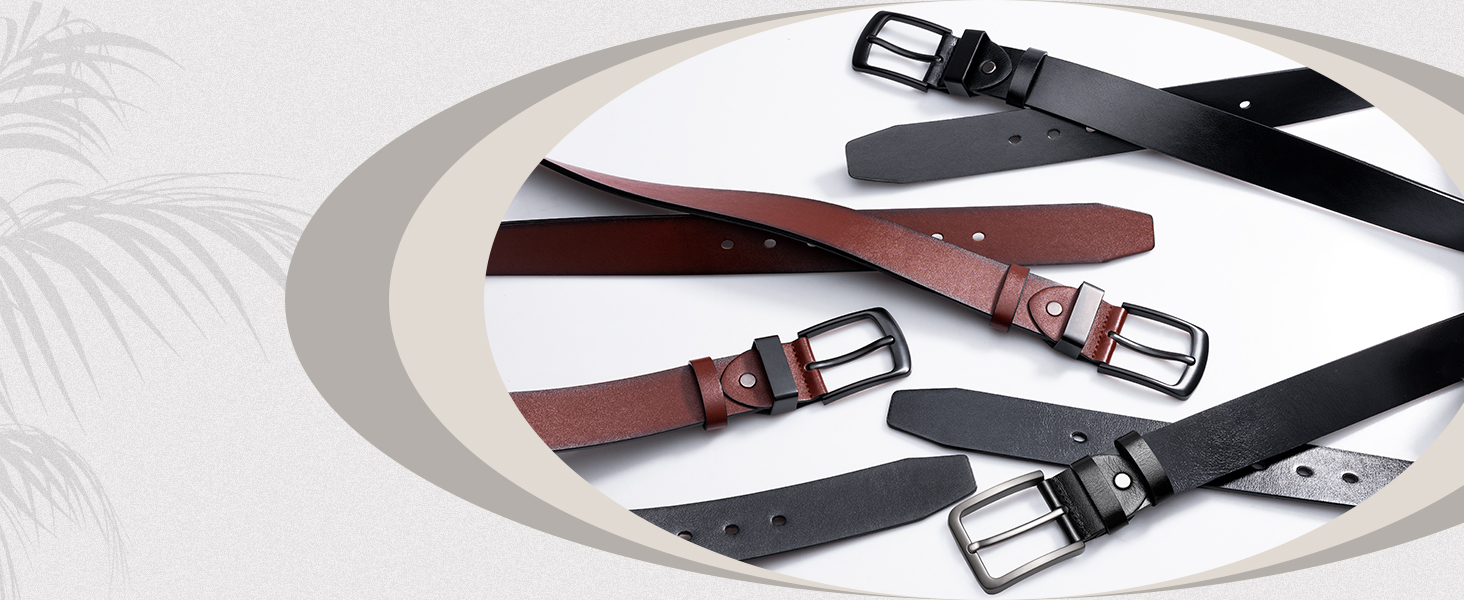 mens leather belt