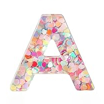 cute letter keychain