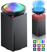 UFO Cooling Fan for Xbox Series X with 11 RGB Lights, Auto Cooling System Fan Speed Adjustable by...
