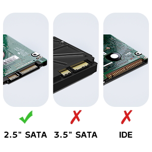 2 bay raid ssd hdd enclosure for 2.5 inch sata hard drive disk
