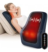 Beleduc Shiatsu Back & Neck Massager with Heat, Massage Pillow for Back Pain, Gift