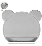 Food Catching Baby Placemat with Suction - Non-Slip Placemats for Kids with Strong Suction Silico...
