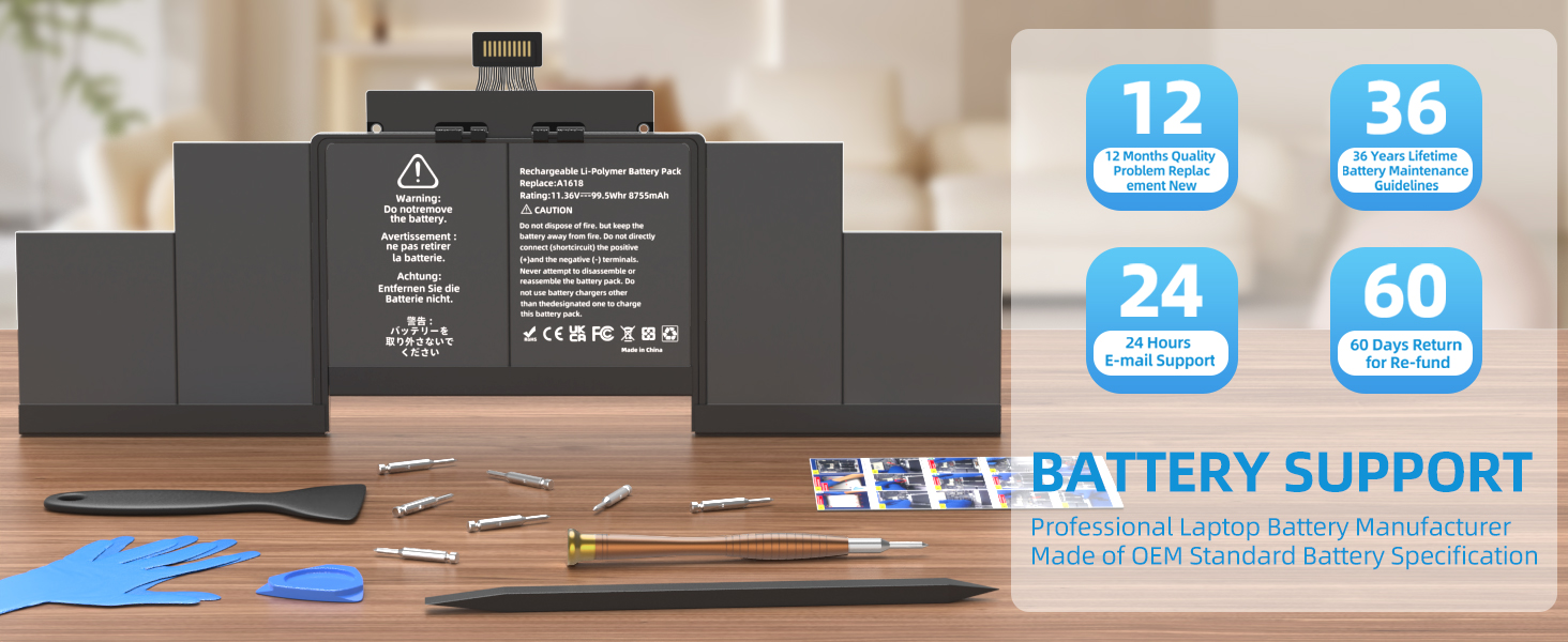 a1398 battery emc 2909