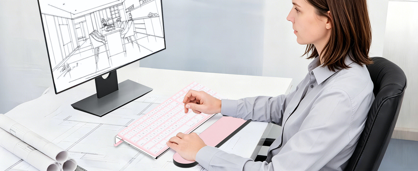 keyboard stand wrist rest set