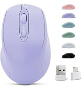 Dolrso Bluetooth Mouse,Rechargeable Wireless for Laptop/iPad/MacBook Pro/Air, Silent Mouse Portab...