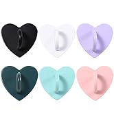 2Pcs Colorful Phone Case Finger Ring, Phone Stand Holder Adhesive Phone Charm Phone Grip Holder C...
