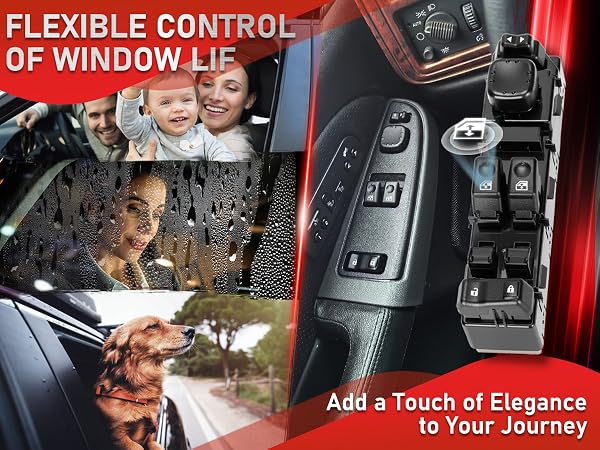 15883318 Front Driver Side Power Window Switch Chevrolet Silverado 1500 2500 3500 Chevy Suburban