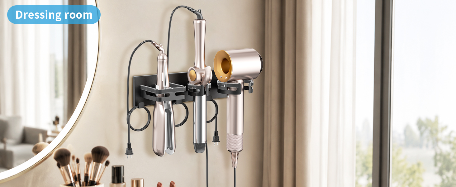hair dryer rack