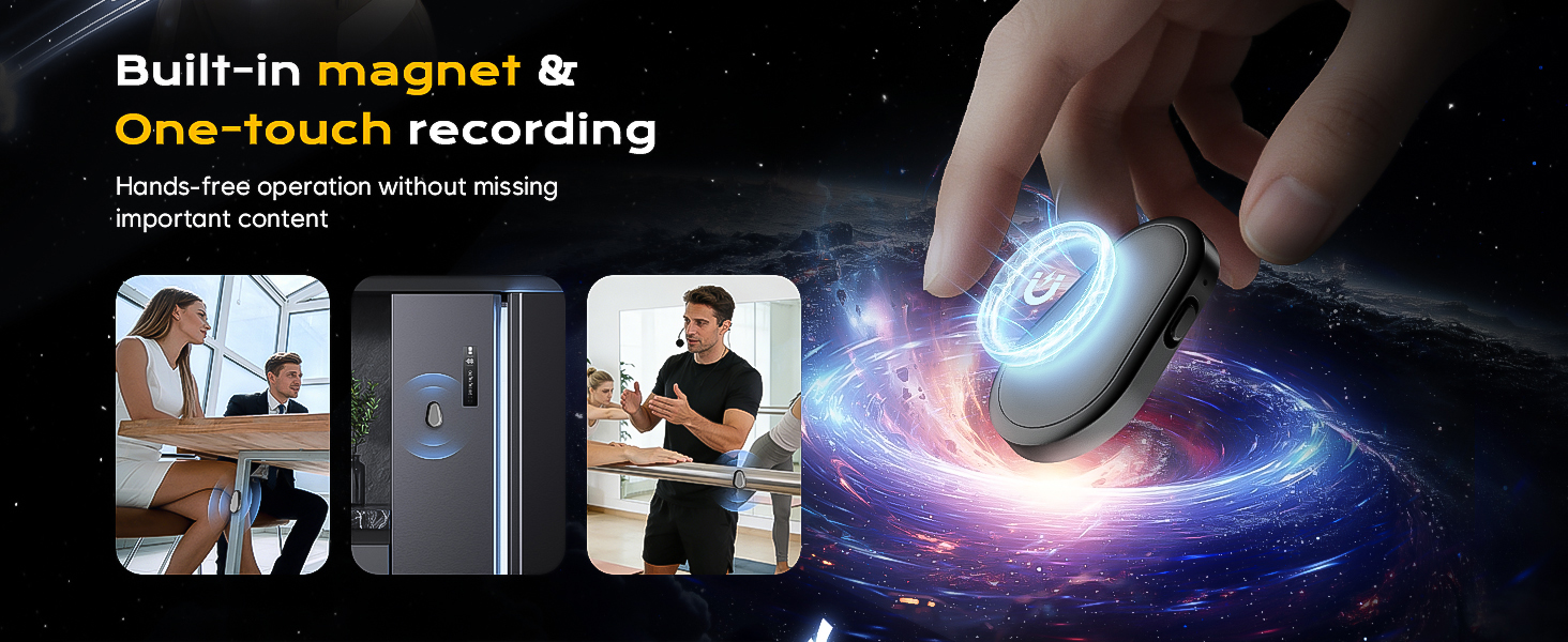 magnetic voice activated recorder