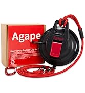 Agape Heavy Duty Dog Bathing Suction Cup with Adjustable Collar Restraint Leash, Powerful Reusabl...