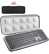 Hard Travel Carrying Case for Logitech MX Keys S/MX Keys Advanced Wireless Illuminated Keyboard C...