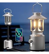 Bylitodt Camping Lantern Rechargeable, Telescopic Camping Light, Waterproof Tent Lights, Recharge...