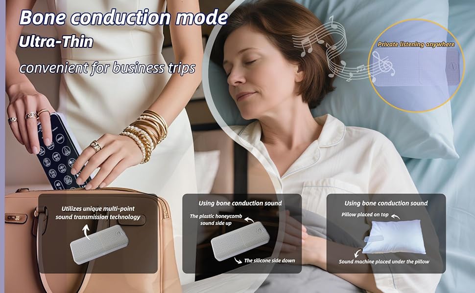 Portable controller can be used alone in bone-conduction mode, convenience for travel