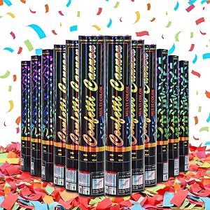 confetti cannons