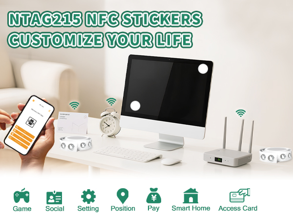 NFC tags;NFC tag;nfc stickers;nfc;nfc tags sticker;nfc chip;programmable;Blank;tag;amiibo; chip