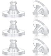 Earring Backs Rubber,100 PCS Soft Clear Earring Backs for Studs,Hypoallergenic Silicone Earrings ...
