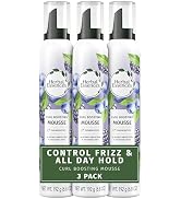 Herbal Essences Curl Boosting Mousse, Frizz Control for Curly & Wavy Hair, Long-Lasting Hold with...