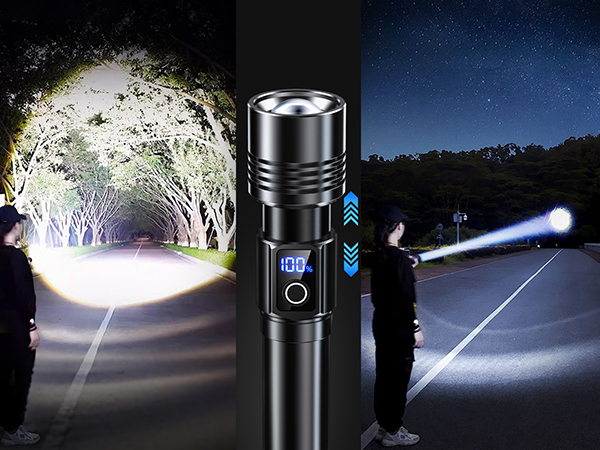 bright flashlight