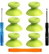 TOMSIN Rubberized Replacement Joysticks for Xbox One/ PS4 Controllers, Original Thumbsticks Kit f...
