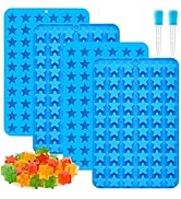 JOERSH Star Candy Molds Silicone Molds for Hard Candy, Gummy, Caramels, Chocolate, Ganache, Ice C...
