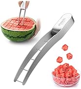 Choxila Watermelon Cutter Slicer,Stainless Steel Watermelon Cube Cutter Quickly Safe Watermelon K...