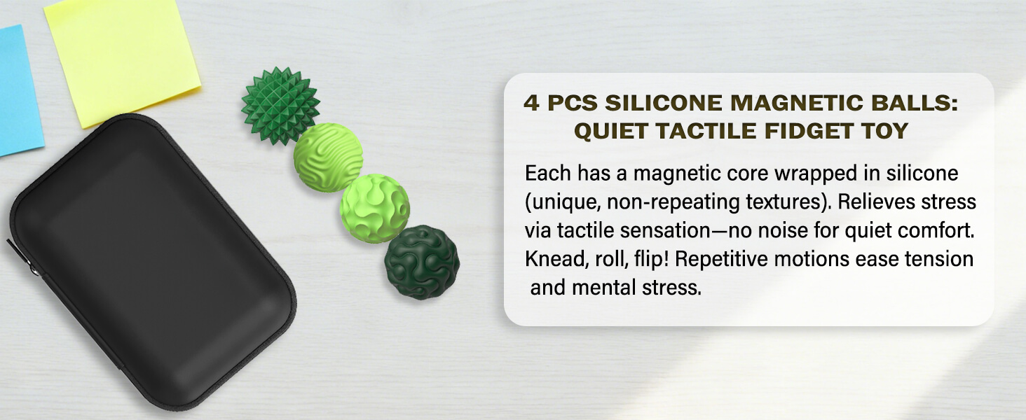 stress balls toys for adults anxiety relief items silicone magnet balls