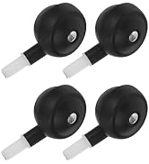 DOITOOL Plastic Small Casters for Strollers : 4pcs Baby Walker Replacement Wheels, Plastic Castor...
