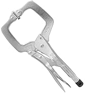 Proferred, T23211, C-Clamp with Pads Locking Pliers, 11"
