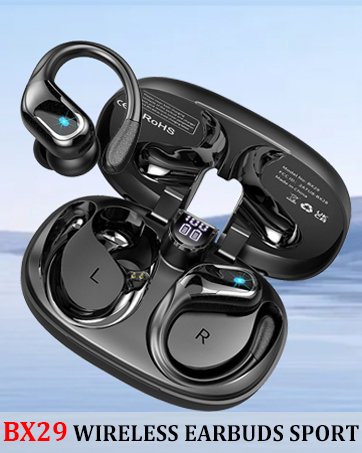 wireless earbuds bluetooth headphones ear buds over ear earbuds sport earphones with earhooks